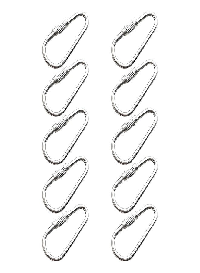 Kryoflare 10Pcs Stainless Steel Parrot Toy Hooks, Metal Bird Cage Hooks, Metal Parts DIY Bulk Birds - Image 1