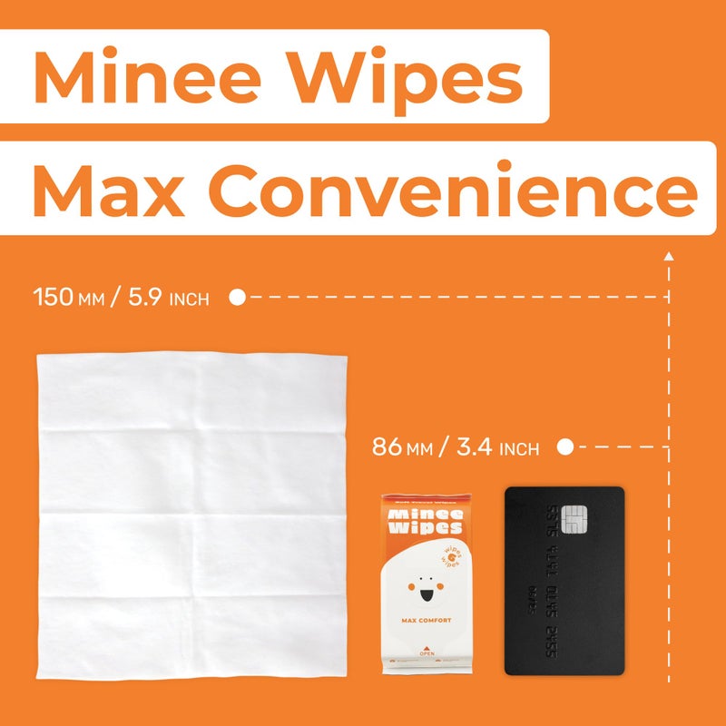 MOONIES Impossibly Compact Travel Wipes - 99.5% Water - Safe for Sensitive Skin & Hypoallergenic, Resealable, Thick & Durable - For Adults, Kids & Baby Care - Unscented, 30 Pack Total 180 Wipes - Image 5