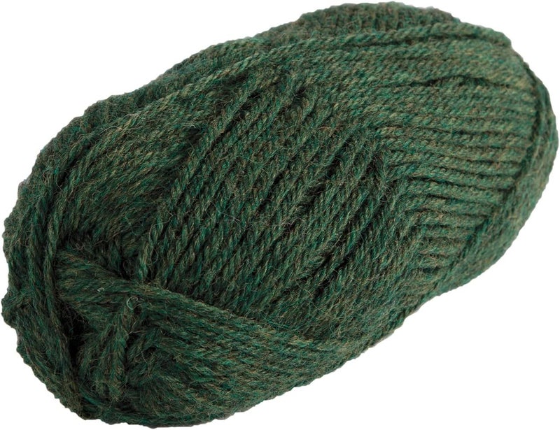 KnitPicks Wool of The Andes Worsted Weight 100% Wool Yarn Green (1 Ball - Forest Heather) - Image 1