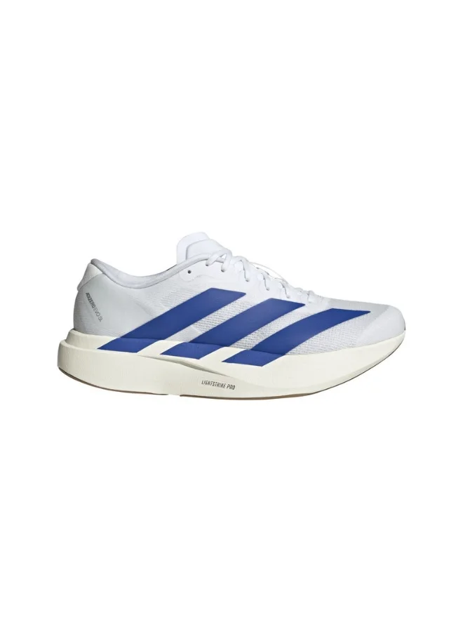 adidas أديداس أديزيرو إيفو إس إل إم أحذية جري بيضاء للرجال مقاس 12.5
