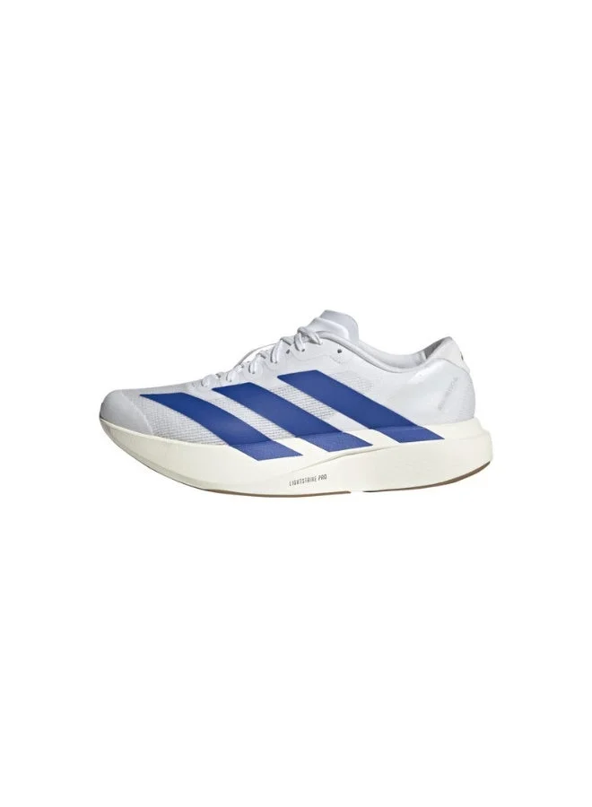 adidas أديداس أديزيرو إيفو إس إل إم أحذية جري بيضاء للرجال مقاس 12.5