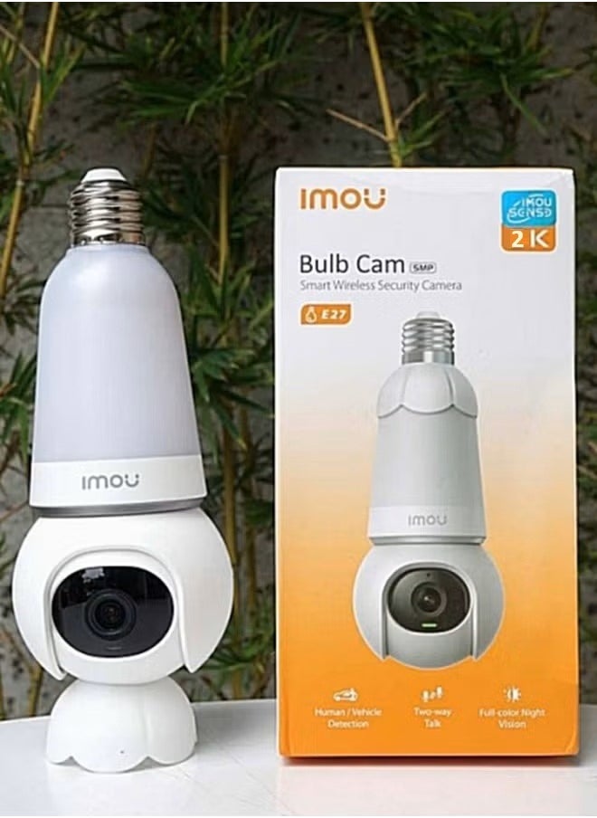 IMOU Bulb Camera 3MP 2K UHD Four Modes Full Color IP Camera Support Human Vehicle Detection Two-way Talk Wifi Surveillance Camera