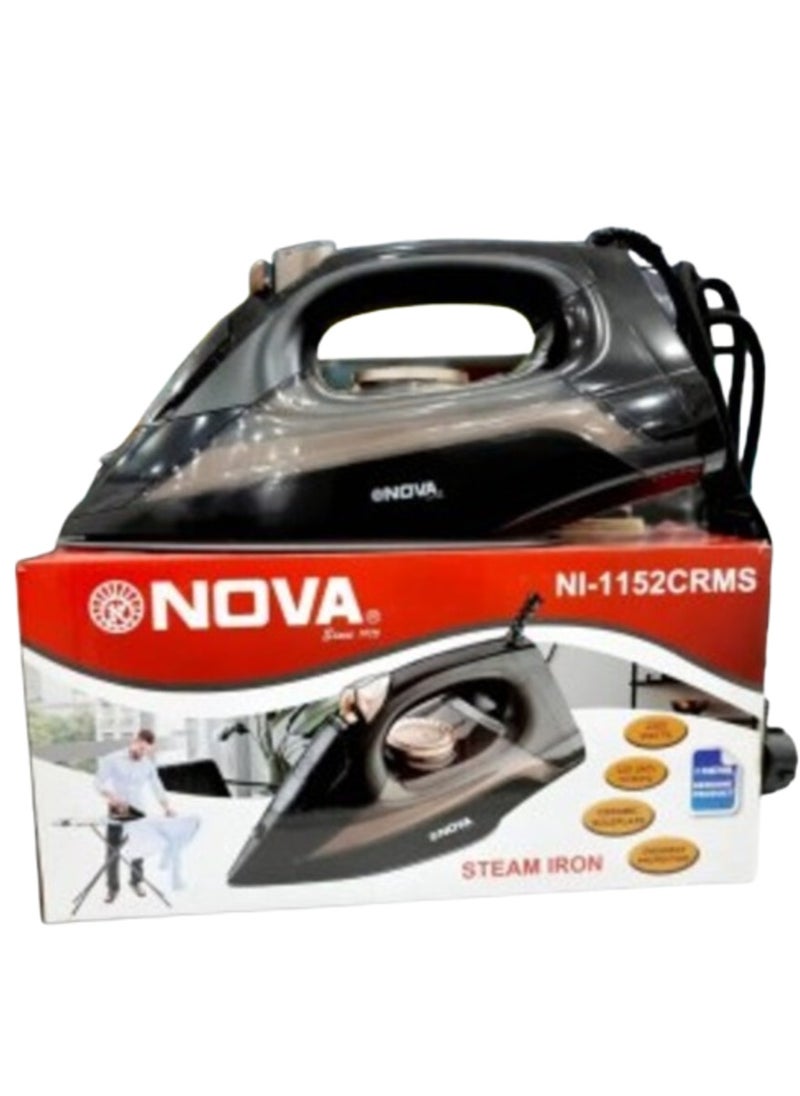 NOVA 2-in-1 Steam Iron, Adjustable Temperature Control, GSI7703 | Dry & Wet Steam Iron | Ceramic Soleplate | Dry/Steam/Burst of Steam/Vertical Steam Function  - Image 3