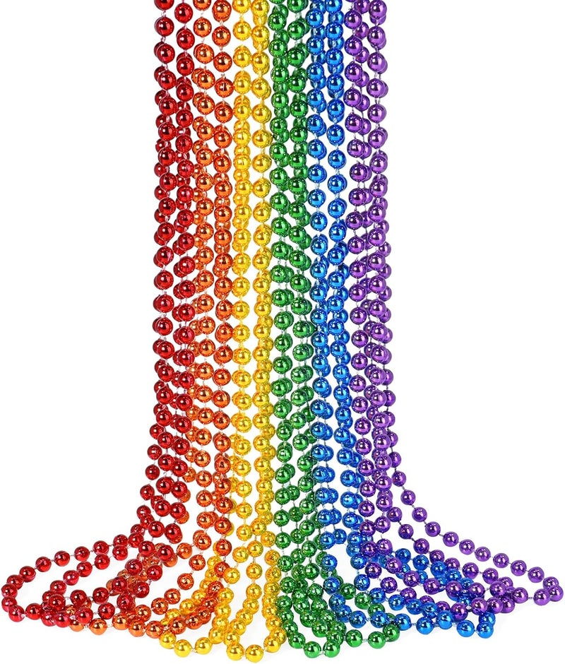 ZZYFGH 12 Pcs Beads Necklaces Party Decorations - Image 1