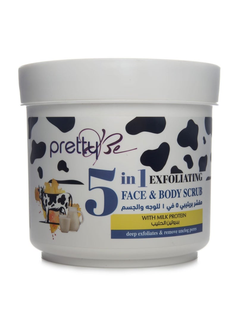 Pretty Be Face and Body Scrub With Milk Protein 550 ml - Image 1