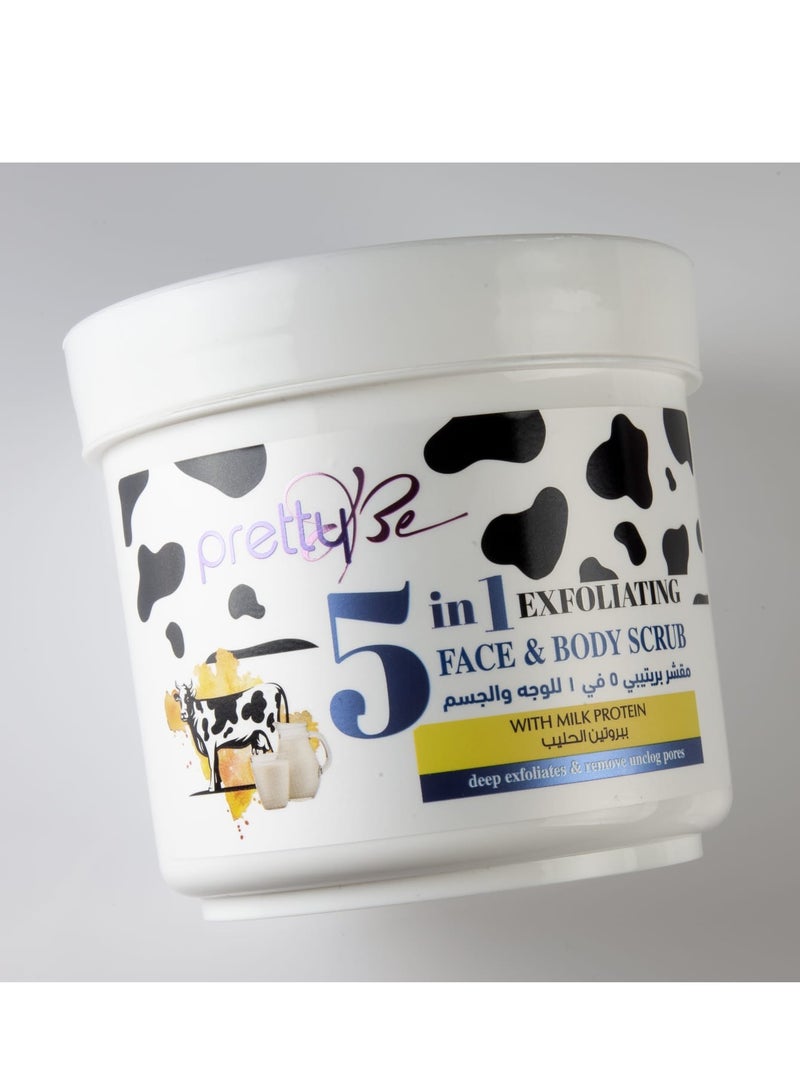 Pretty Be Face and Body Scrub With Milk Protein 550 ml - Image 2