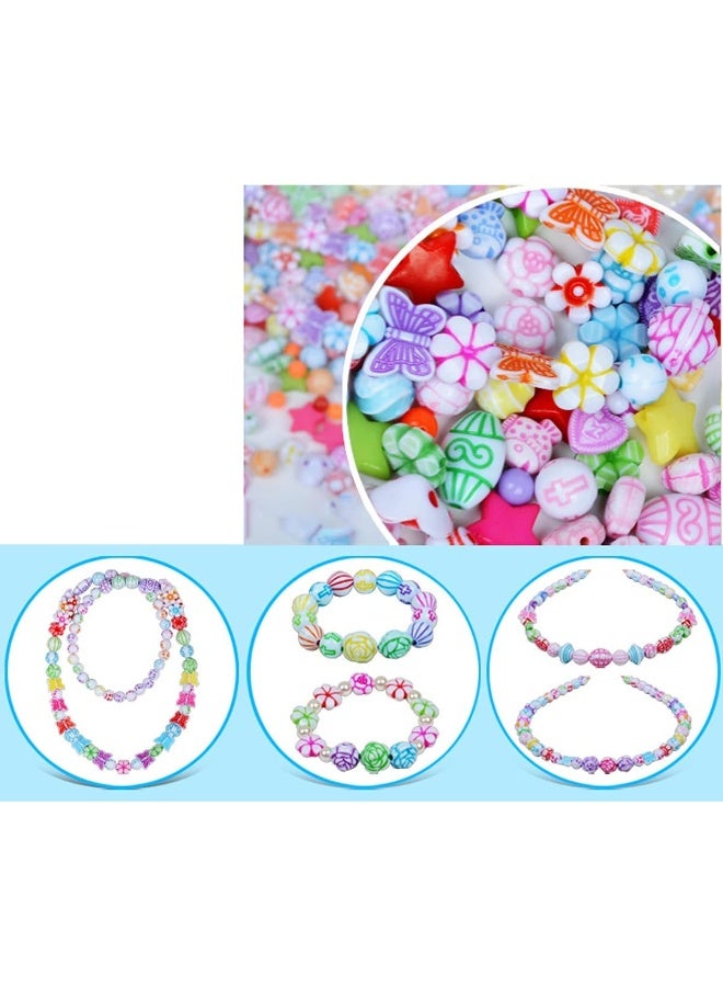 IBAMA IBAMA 24 Grids Diy Porcelain White Flower Rose Butterfly Star Balloon Letter Beads Pearl Beads Kit (450Pcs)  - Image 5