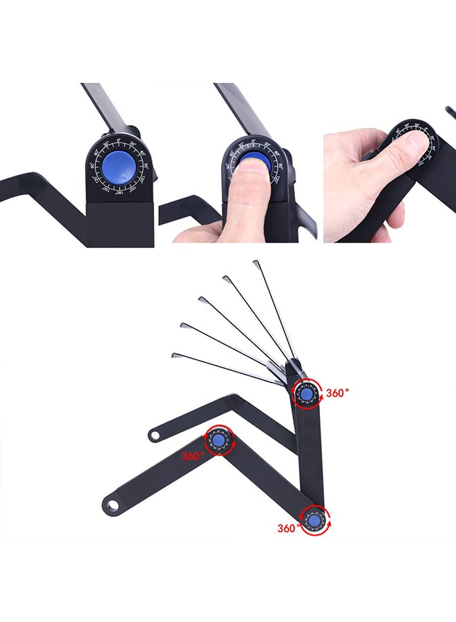 طاولة للكمبيوتر المحمول قابلة للطي أسود - Image 4