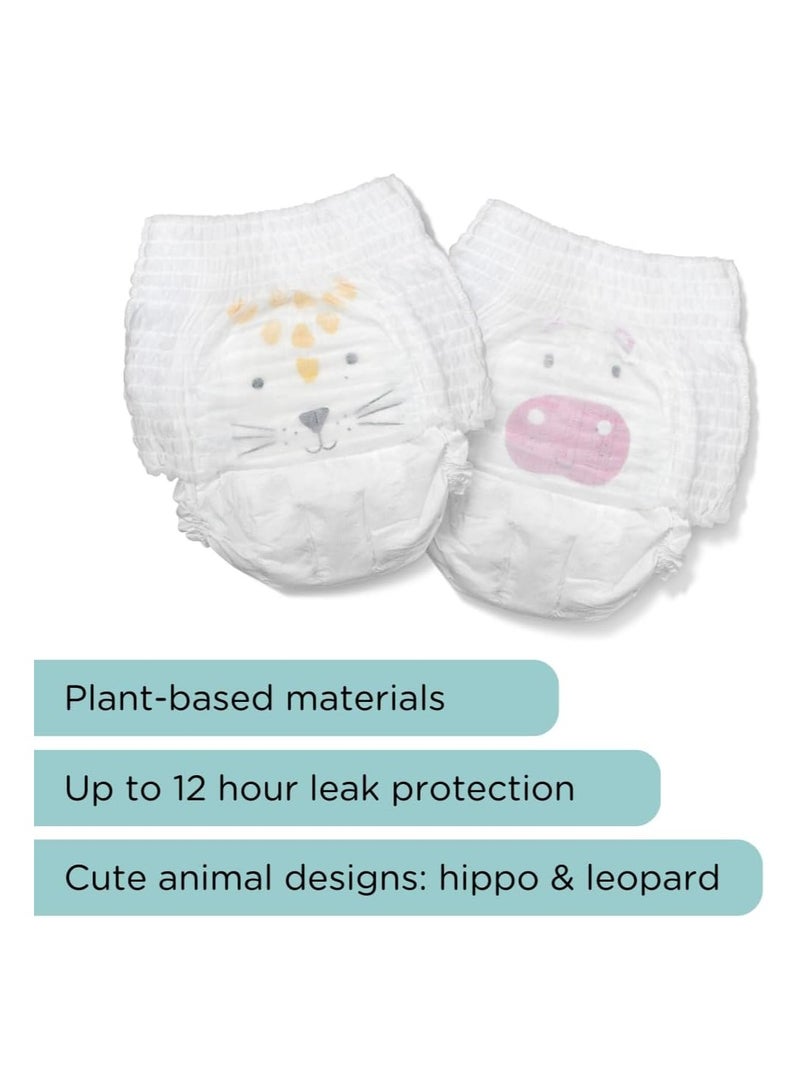 Kit & Kin Eco Friendly Baby Diaper | Diaper Pants Size 4-132 Pcs | Hypoallergenic Flash Dry Disposable Diapers | Superior up to 12 Hour Leak Protection - Image 2