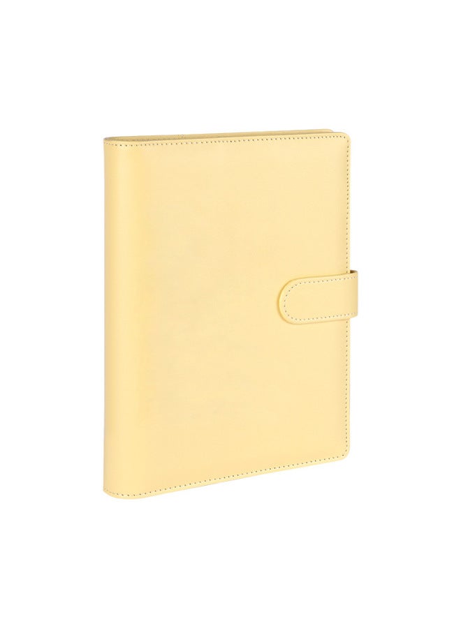 HONGYANG A5 Loose-leaf Folder Zipper Bag Macaron Notebook Leather Pu Loose-leaf Book Cash Budget Journal Book - Image 1