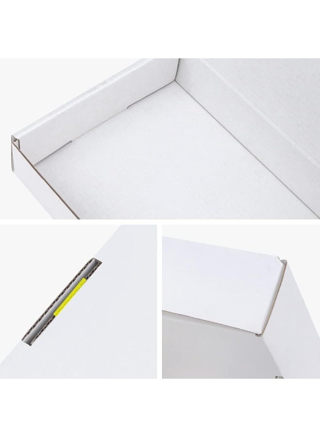 White Corrugated Cardboard Shipping Boxes, 150x100x50mm Royal Mail PIP Small Parcel Boxes, Packaging Mailing Boxes for Business, Posting, Storing or Gift(Pack of 10) - Image 4