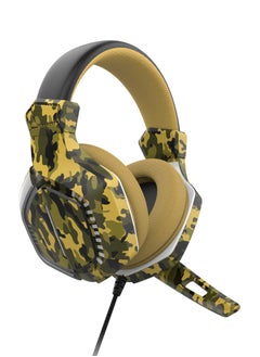 INK GAMERS GX200 Over Ear Gaming Headset With Mic for PS4/PS5/XBox/Switch/PC - Green Camo  - Image 3