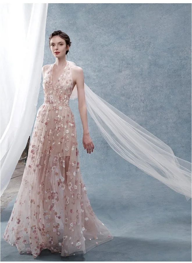 Madam Uniq Elegant Sheer Toasting Dress