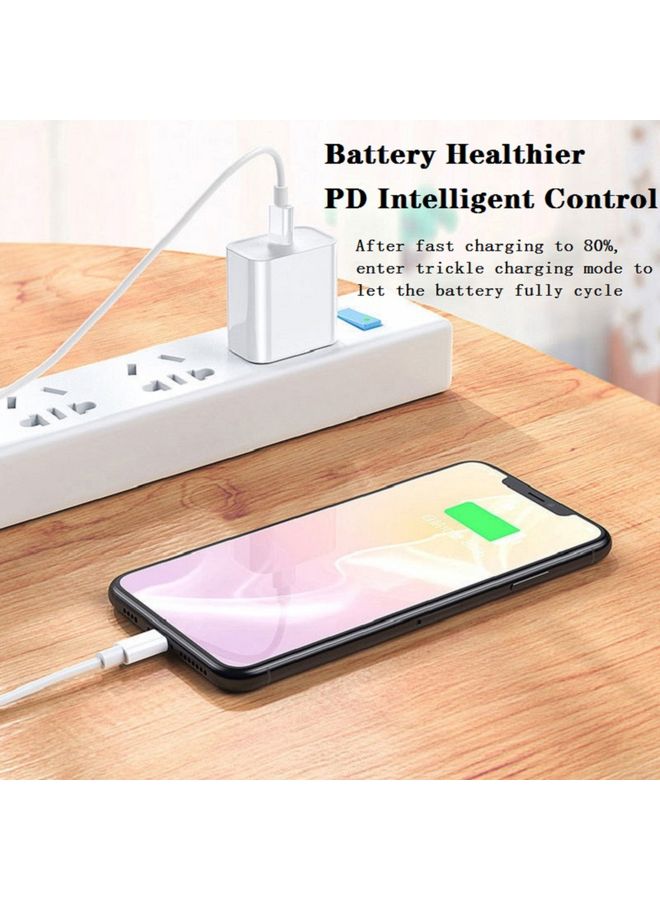 بيوينتي PD 20W Single USB-C / Type-C Port Travel Charger Power Adapter, US Plug - Image 3