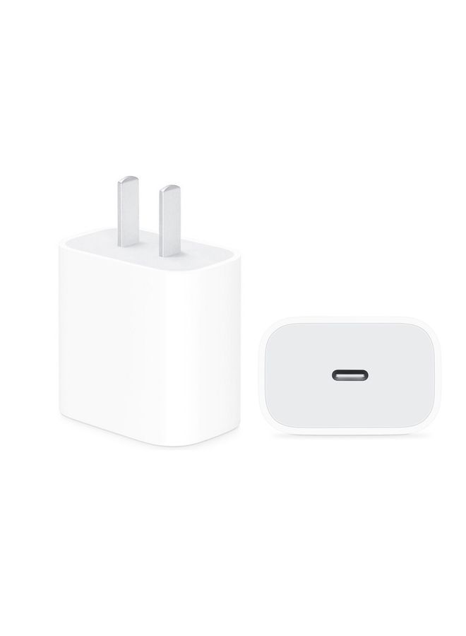 بيوينتي PD 20W Single USB-C / Type-C Port Travel Charger Power Adapter, US Plug - Image 1