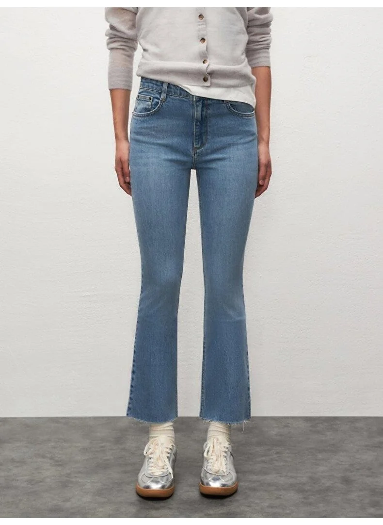 إل تي بي Lynda X Evelina Wide Leg Cropped Flare Jeans