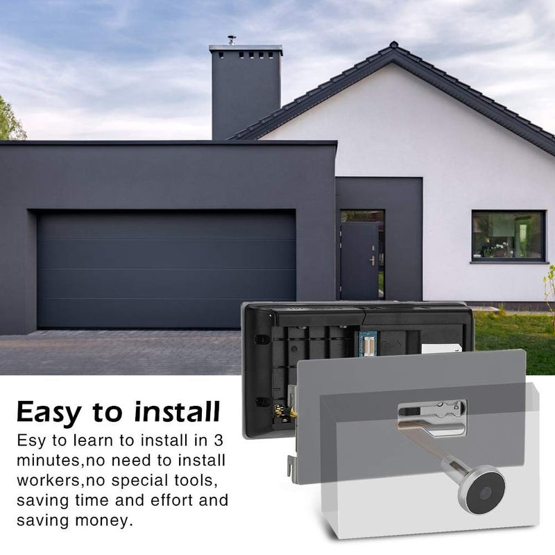 Sonew Home Video Door Eye Viewer, Security Camera Visual Door Peephole Viewer, 3.5" LCD Digital Door Eye Viewer, 120 Degree Peephole Viewer, Photo Visual Monitoring (#01 Door Viewer) - Image 4