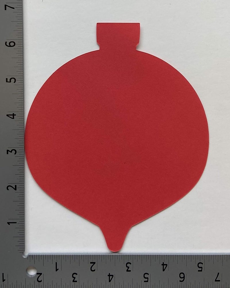 SHAPES ETC. Ornament Large Single Color Creative Cut-Outs, 5.5" x 5.5", 31 Ornaments to a Package - Image 1