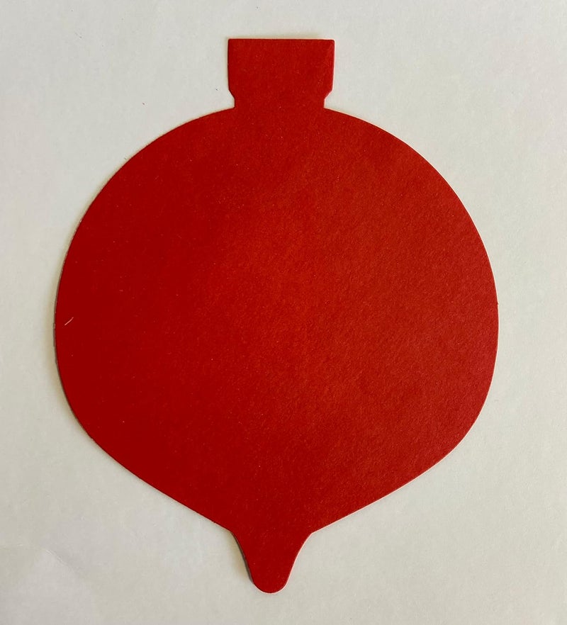 SHAPES ETC. Ornament Large Single Color Creative Cut-Outs, 5.5" x 5.5", 31 Ornaments to a Package - Image 3