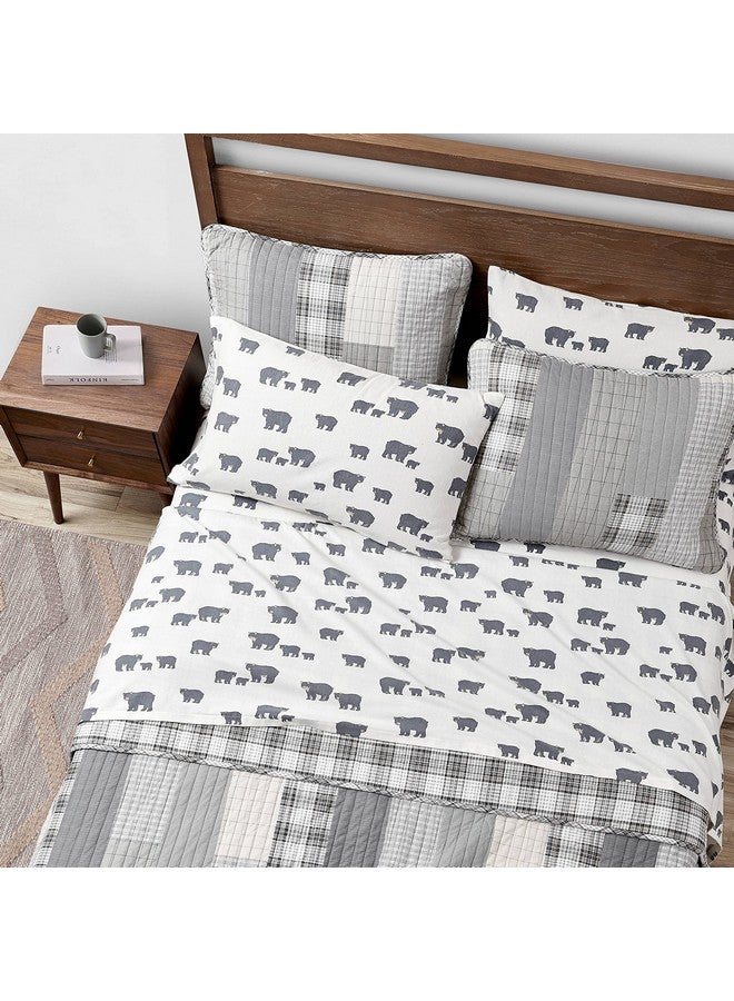 Eddie Bauer Eddie Bauer - King Sheet Set, Warm Breathable Cotton Flannel Bedding with Deep Pockets, Brushed for Extra Softness, Cozy Home Decor, Oeko-Tex Certified (Bear Family, King) - Image 2