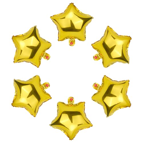 Moukiween Star Balloons50 Pieces 10 inch Gold StarShape Foil Balloons for birthday Partygraduation ceremony wedding signing party Decorations - Image 1