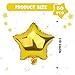 Moukiween Star Balloons50 Pieces 10 inch Gold StarShape Foil Balloons for birthday Partygraduation ceremony wedding signing party Decorations - Image 4