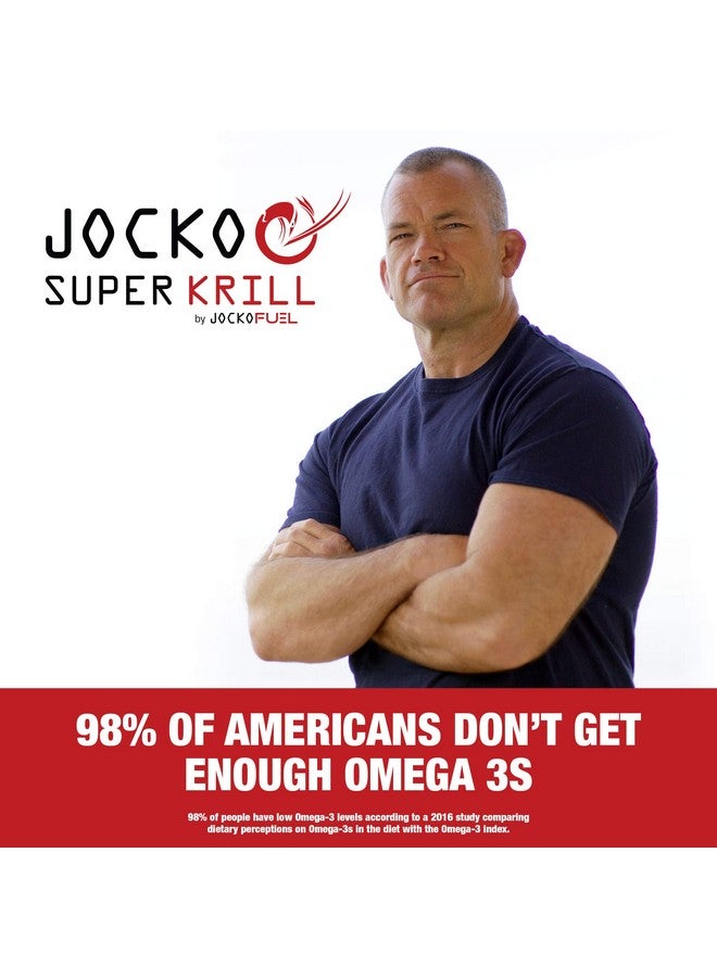 Antarctic Krill Oil Omega 3 Fatty Acid Supplements Dha & Epa 1000Mg Softgels Supports Joints Mobility & Mental Function (60 Softgels)