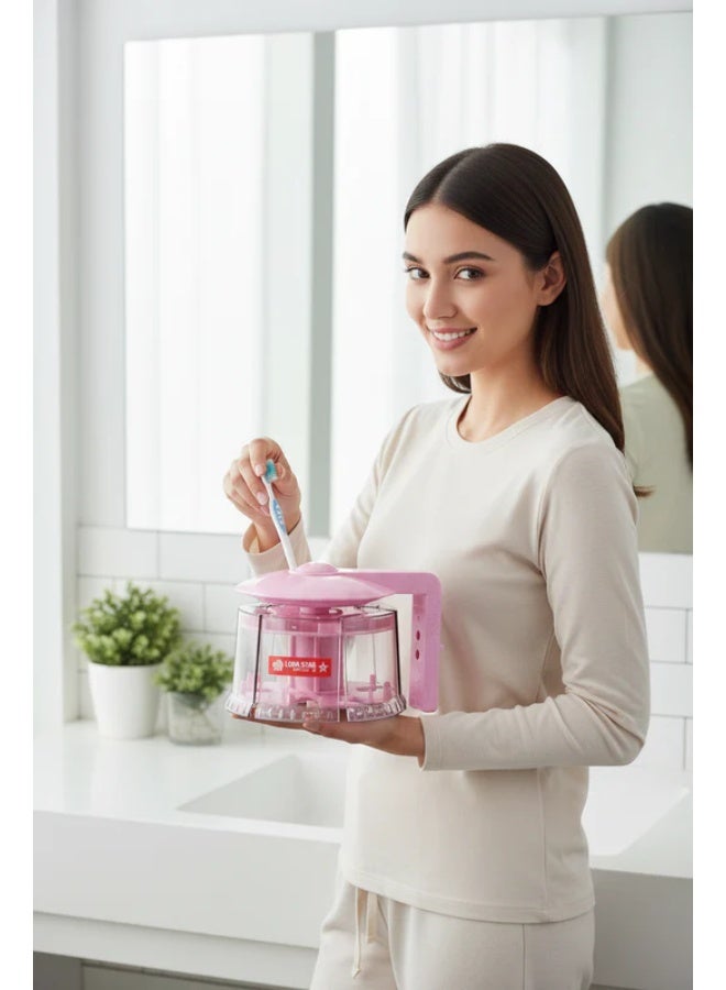 Leostar Plastic Toothbrush Holder for Bathroom - Image 2