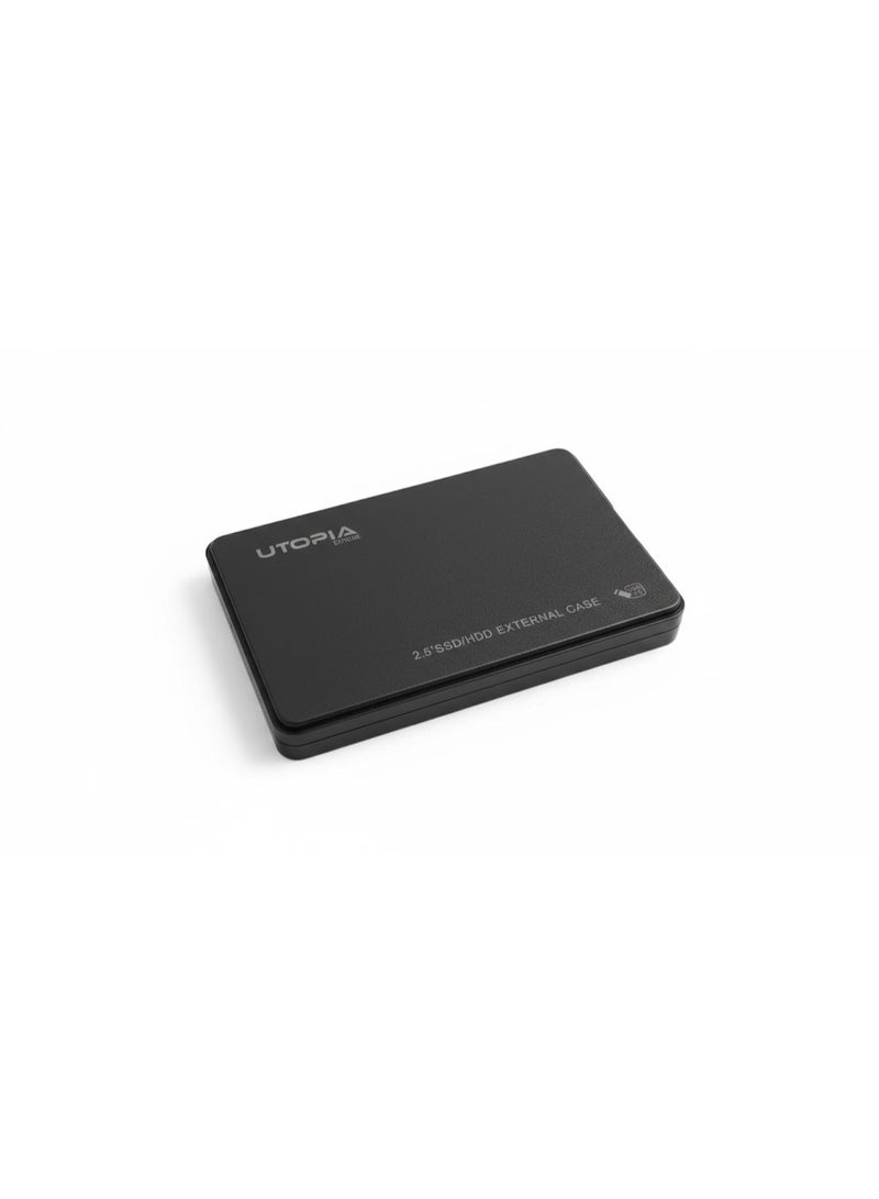 Utopia External Drive 2.5” SATA USB 3.0 Hard Drive Enclosure – 6Gbps, Tool-Free, Plug & Play (Up to 6TB) - Image 1