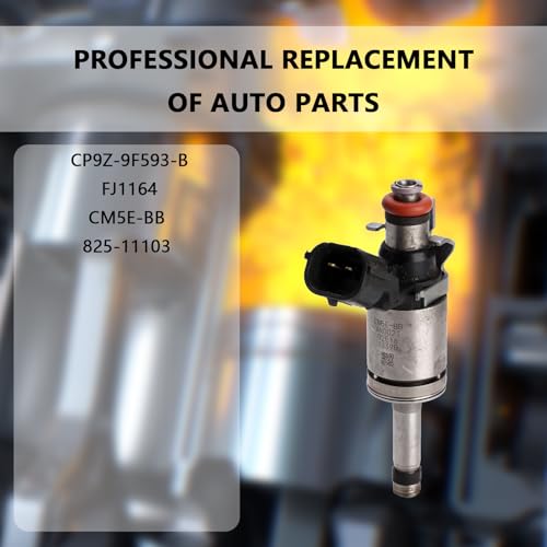 NECATUO Set of 4 Fuel Injectors Compatible with Ford Focus 20122018 EcoSport 20182022 20L L4 Replaces CP9Z9F593B FJ1164 82511103 - Image 3
