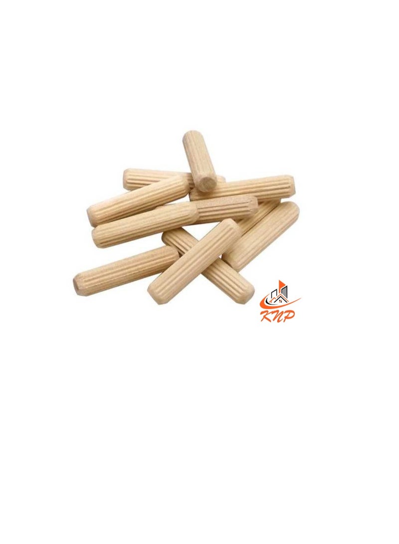 KNP Wooden Dowel Pin (Pack of 12) 10MMX50MM - Image 3