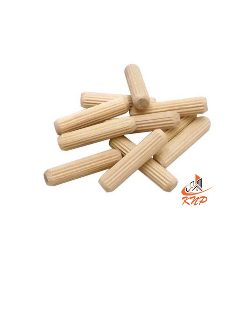 KNP Wooden Dowel Pin (Pack of 12) 10MMX50MM - Image 2
