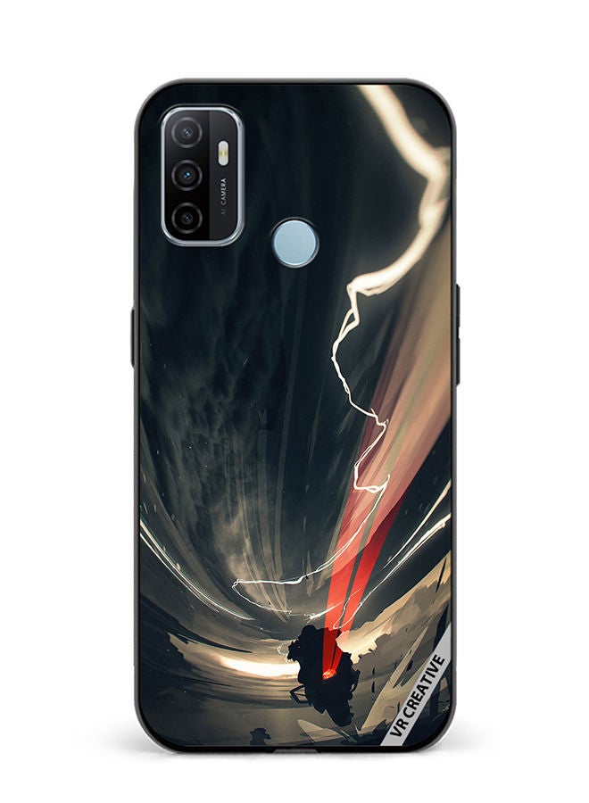 VR CREATIVE Protective Case Cover For Oppo A53 Abstract Design Multicolour - Image 1