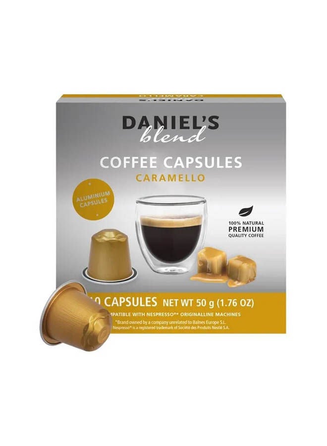 DANIEL'S blend Coffee Capsules Caramello 50 grams