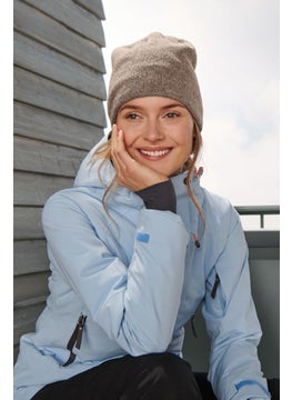 Women Knitted Hat, Dark Brown