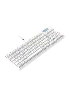 havit Gamenote KB885L Mechanical Keyboard, White - 50 Million Keystroke Lifespan, Customised RGB Backlit, Gasket Structure Design, Separable Design of Keyboard & Cable, All Keys Role Over | HVKB-KB885L-WH  - Image 2
