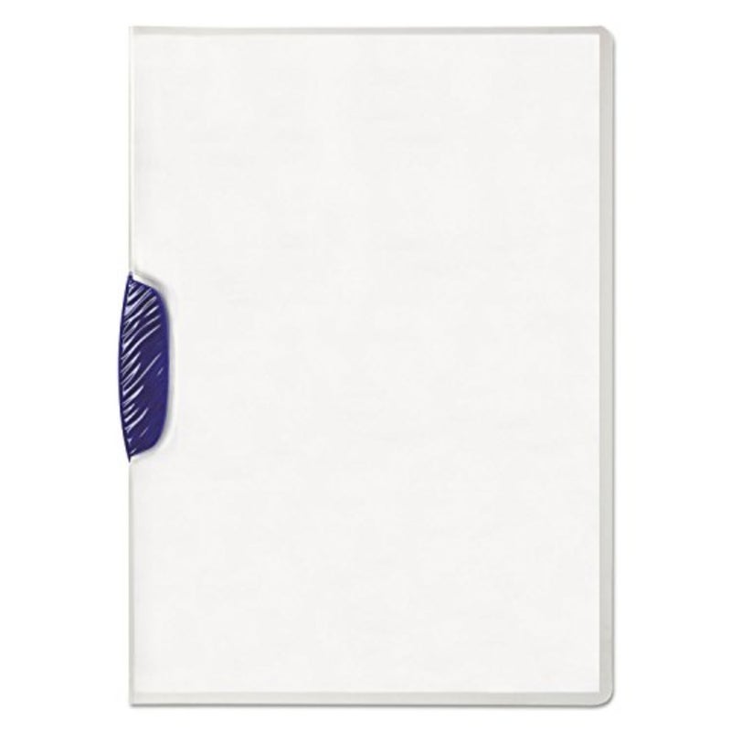 Report Cover with SWINGCLIP, Letter-size, Holds Up to 30 Pages, Clear Cover/Dark Blue, 25 per Box 226307 - Image 2