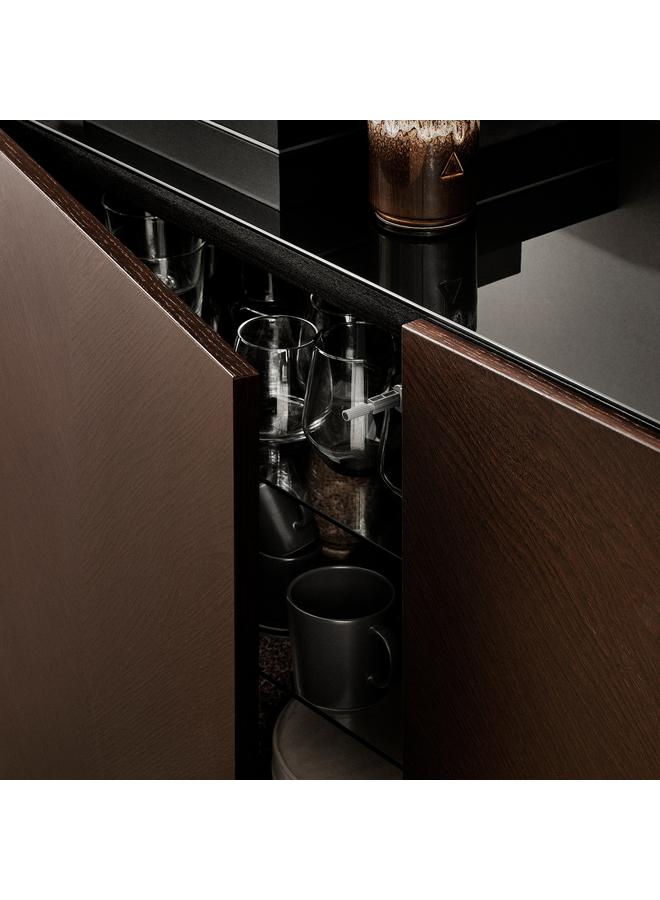 erorex Door, Dark Brown Stained Oak Veneer, 60X64 Cm - Image 3