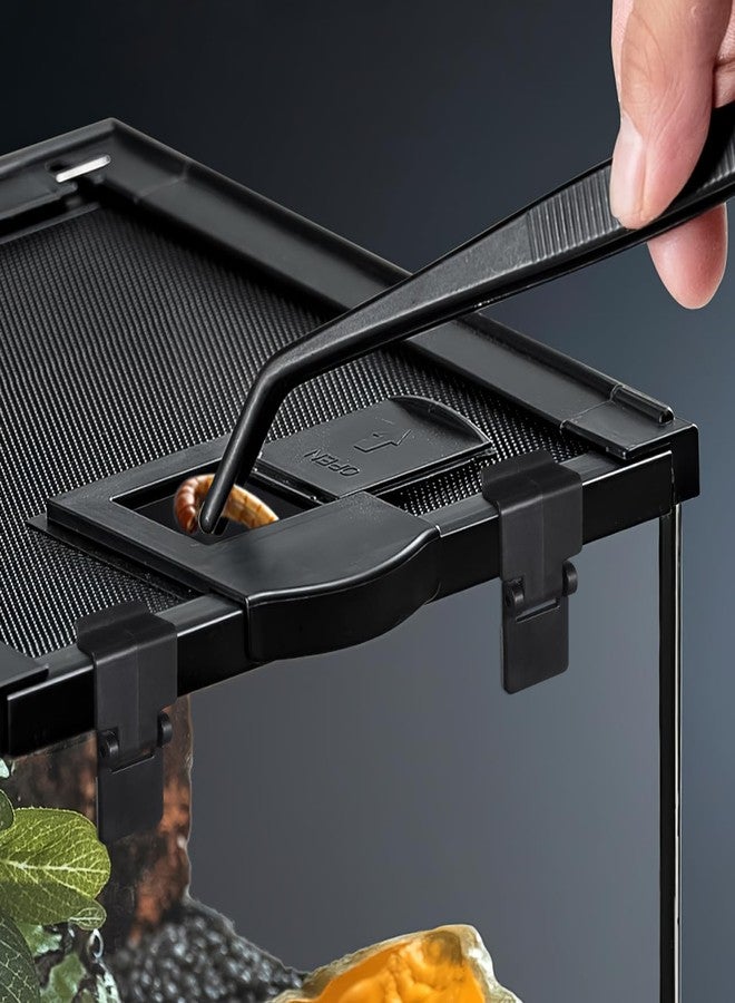Baluue 6pcs Terrarium Lock Aquarium Lid Clips, Turtle Feeding Box Lock Buckle -Escape Reptile Terrarium Clips for Tanks Living Box Buckle 1.9 * 1.2inch - Image 2