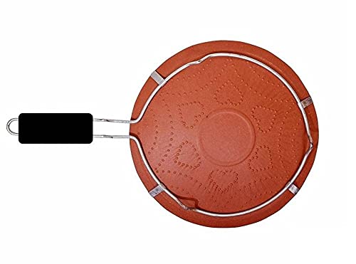 HEALTHYINDIA HEALTHYINDIA Clay Terracotta Chapati Tawa Earthen Products with Stand 225 cm TWS - Image 3