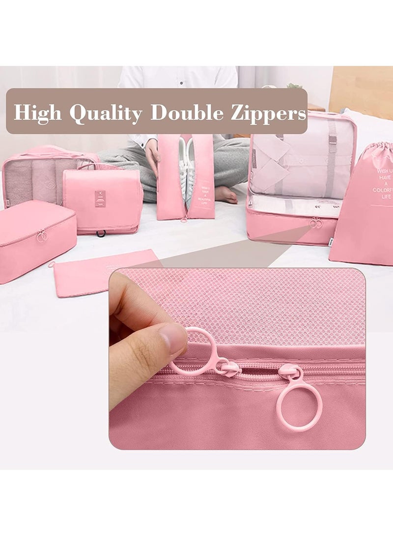 TRAVEL 7 Piece Set Travel Luggage Organizer Storage Bags Waterproof Laundry Bags Travel Accessories - Image 2