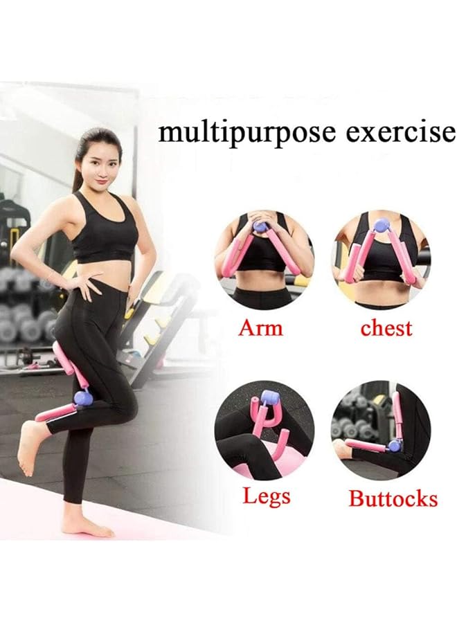 X spring Pedal Resistance Band Set 4 PCS Multifunction Tension Rope Elastic Sit Up Band with Anti Slip Handle Shape Tube Exercise Band Thigh Exerciser for Slimming Bodybuilding Training - Image 3