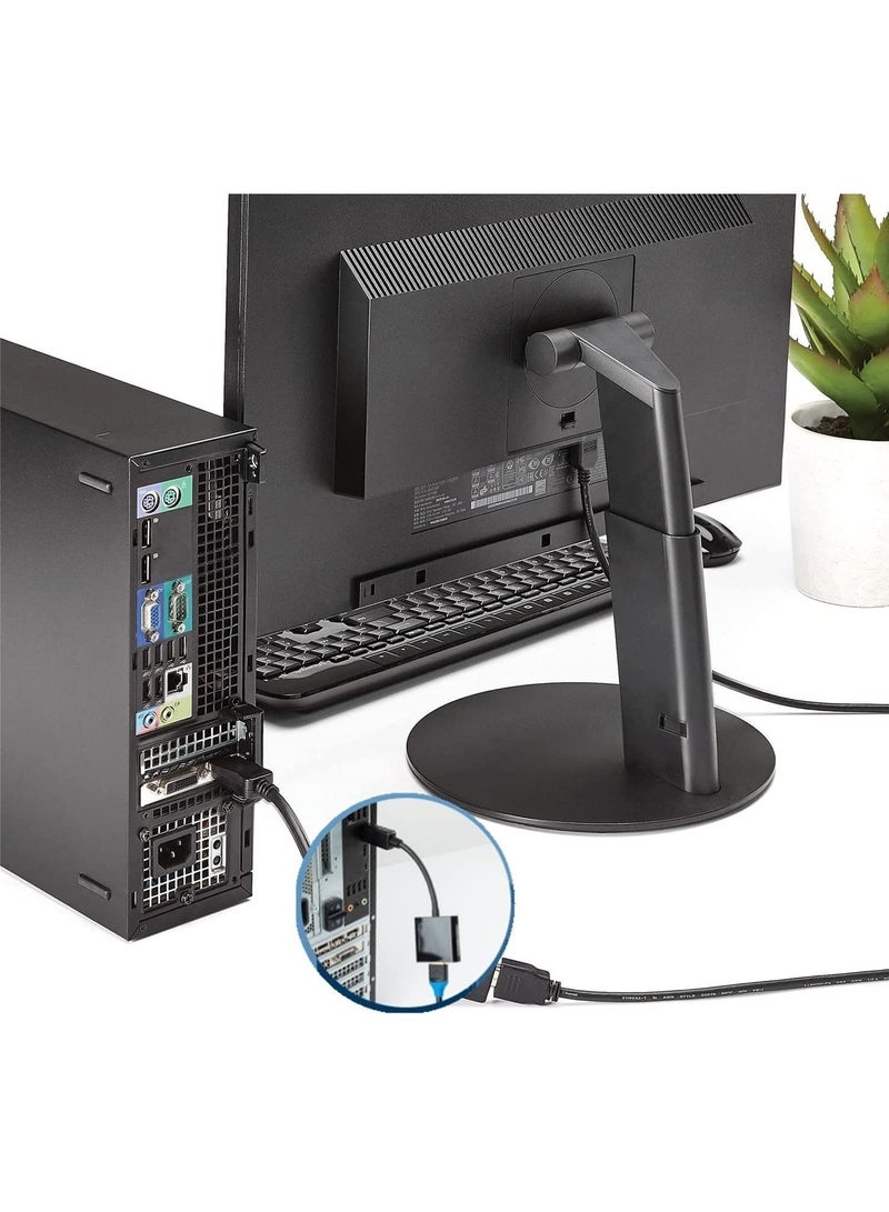 DUSALA DisplayPort Male to HDMI Female Adapter DP to HDMI connector support video resolutions up to 1920 x 1200 1080p Full HD for Laptop Desktop HDTV Monitor Projector - Image 5