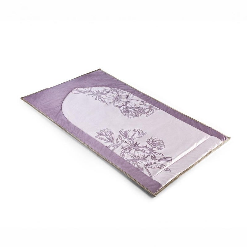 ريتال سجادة صلاة من ريتال – Calm Rose Design – مخمل ناعم مبطن – 120×70 سم – متعدد الألوان - Image 4