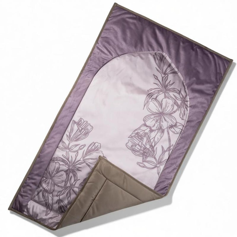 ريتال سجادة صلاة من ريتال – Calm Rose Design – مخمل ناعم مبطن – 120×70 سم – متعدد الألوان - Image 1