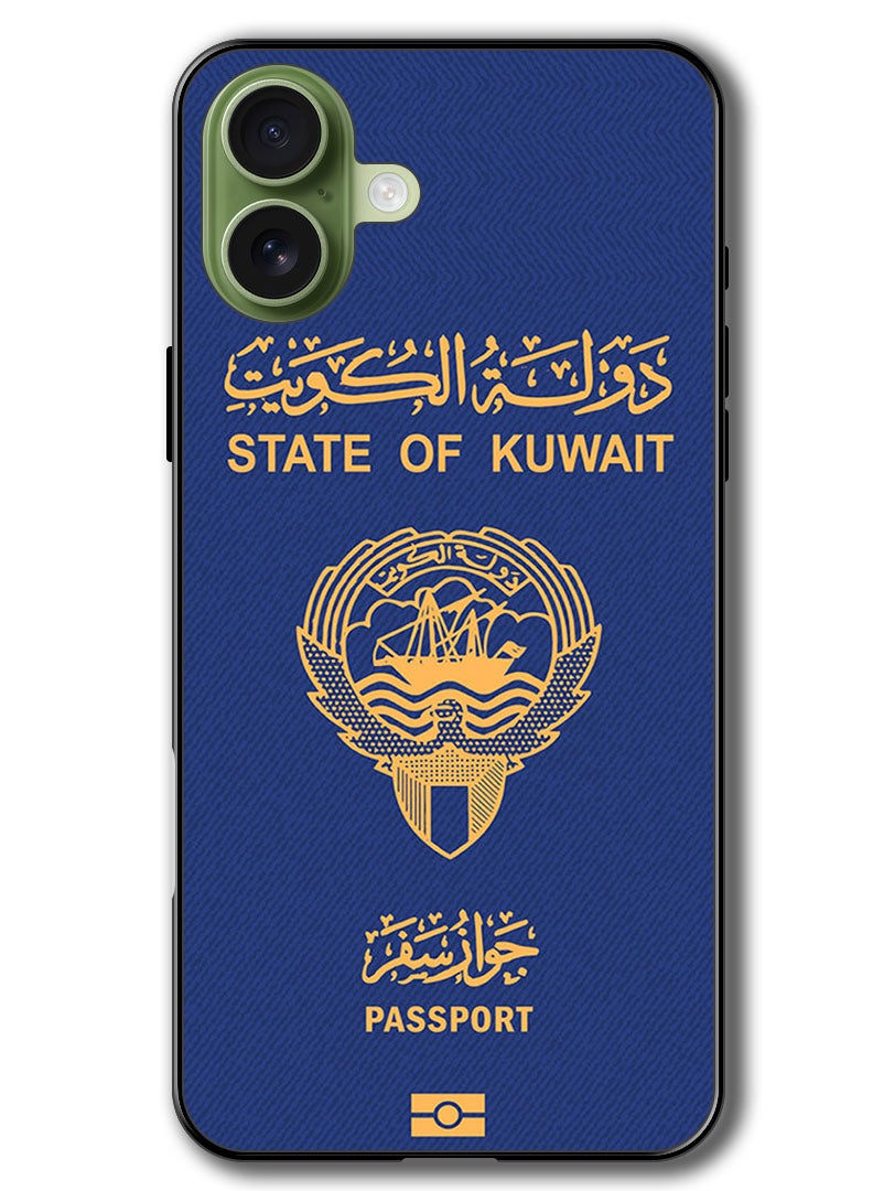Theodor Case Compatible with Apple iPhone 17 6.3 Inch Protection Shockproof Bumper Cover Kuwait Passport - Image 1