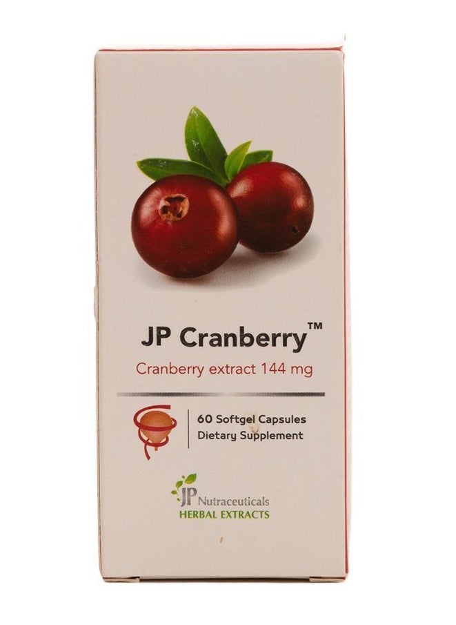 JP Neutraceuticals JP Cranberry 144 mg Cranberry Extract 60 Capsules  - Image 3