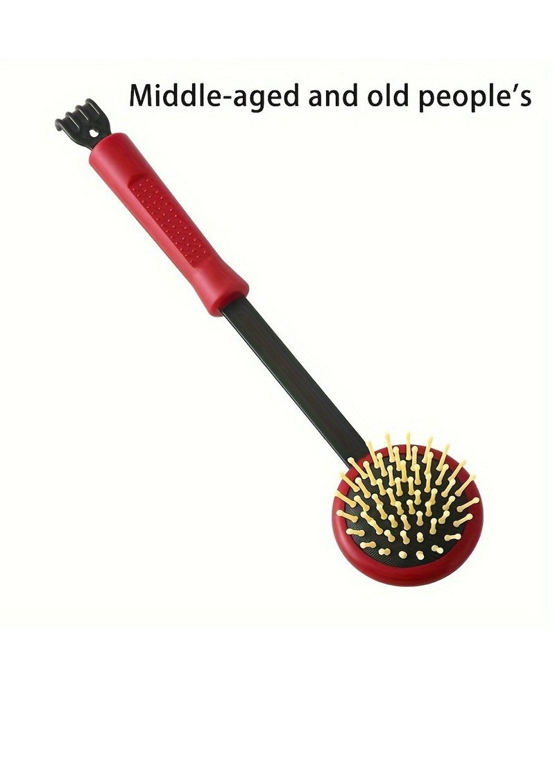 Loquat 1pc Manual Back Massagers,Relaxing Massage Pat Stick for Neck Shoulder,Middle-aged And Elderly Life Companion, Multifunctional Massage Hammer, Meridian Hammer, Fitness Pounding Back, Scratching Beat - Image 4