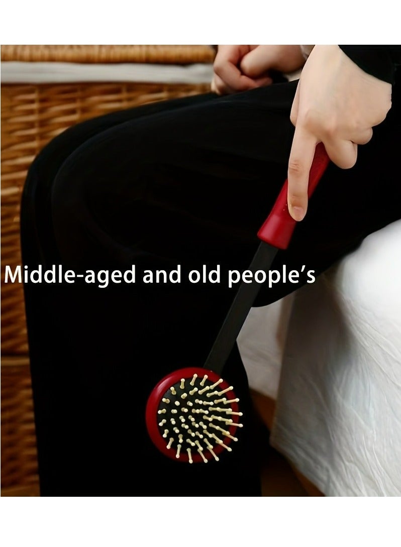 Loquat 1pc Manual Back Massagers,Relaxing Massage Pat Stick for Neck Shoulder,Middle-aged And Elderly Life Companion, Multifunctional Massage Hammer, Meridian Hammer, Fitness Pounding Back, Scratching Beat - Image 1