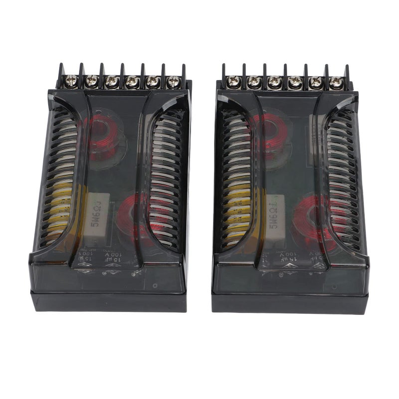 Universal 2 Way Car Audio Crossover Speaker Frequency Divider Overcurrent Heat Dissipation - Image 2